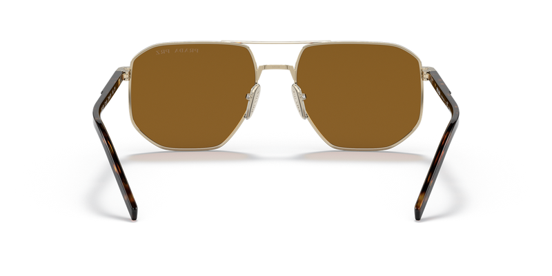 Prada PR 59YS in Pale Gold - Temple Detail