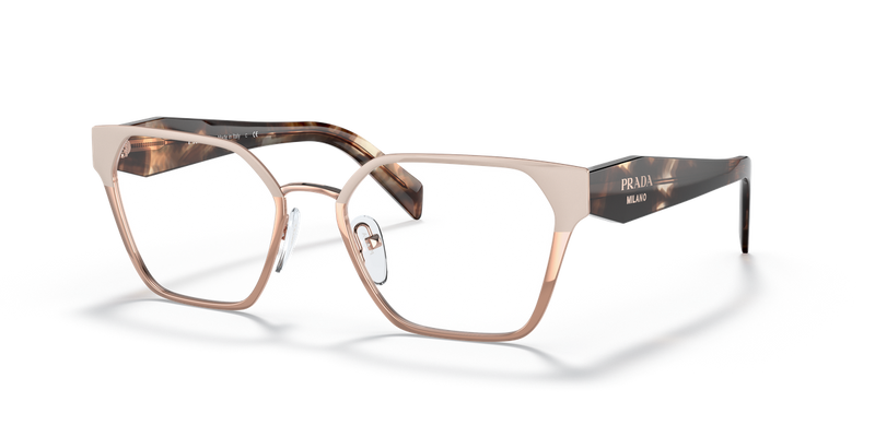Prada PR 63WV in Powder/Pink Gold / Demo Lens (05L1O1) - Front View