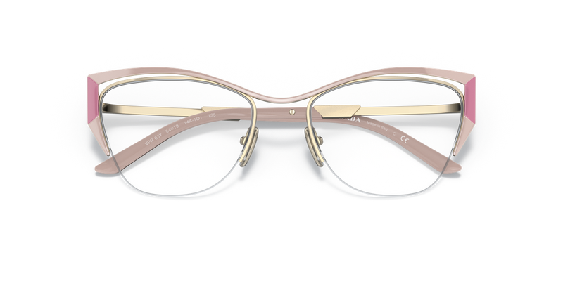 Prada PR 63YV in Alabaster/Begonia/Pale Gold - Side View
