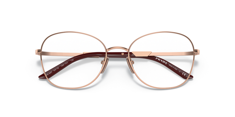 Prada PR 64YV in Rose Gold/Rosso - Side View