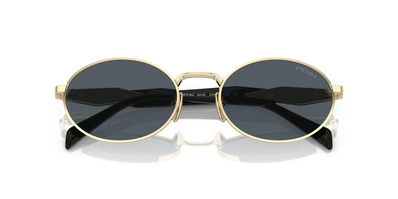 Prada PR 65ZS in Pale Gold / Dark Grey (ZVN09T) - Side View