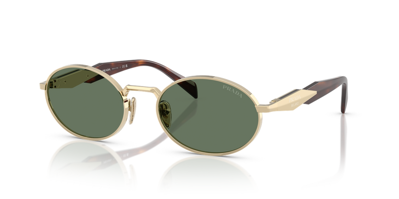 Prada PR 65ZS in Pale Gold / Dark Green (ZVN70L) - Alternate View