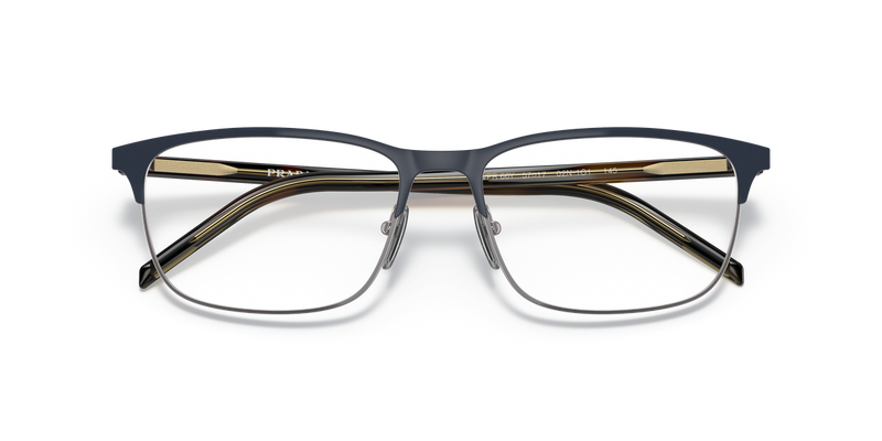 Prada PR 66YV in Matte Baltic/Gunmetal - Side View