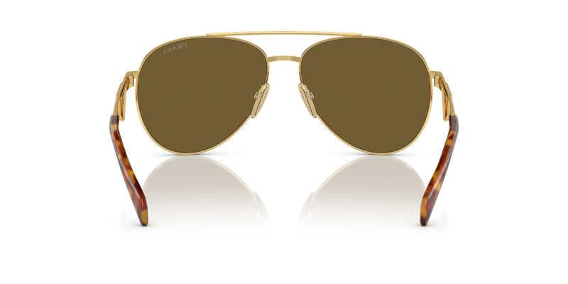 Prada PR 73ZS in Gold - Temple Detail