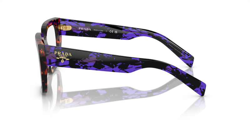 Prada PR A03V in Havana Magma / Demo Lens (14O1O1) - Back View