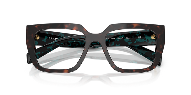 Prada PR A03V in Root Tortoise / Demo Lens (18Z1O1) - Alternate View