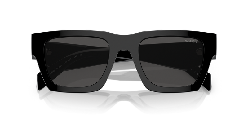 Prada PR A06SF in Black / Dark Grey (16K08Z) - Side View