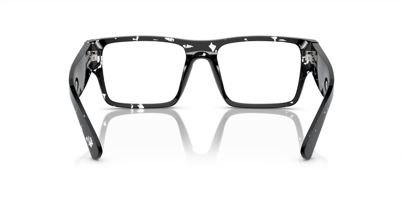 Prada PR A08V in Havana Black Transparent / Demo Lens (15O1O1) - Alternate View