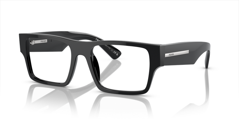 Prada PR A08V in Black / Demo Lens (16K1O1) - Alternate View