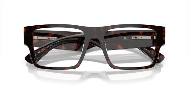 Prada PR A08V in Havana / Demo Lens (17N1O1) - Alternate View