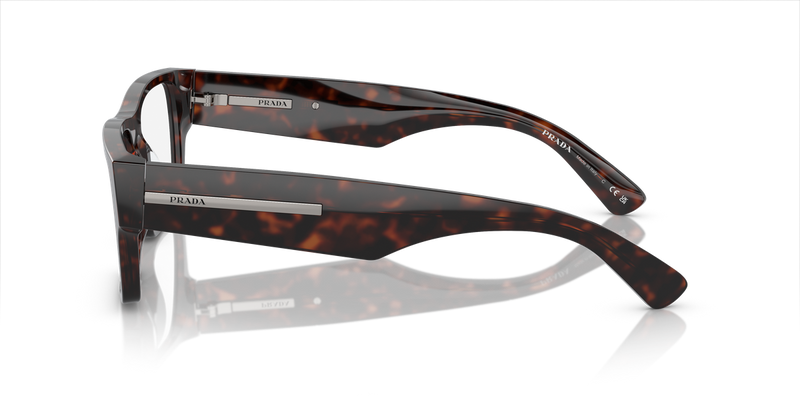 Prada PR A08V in Havana / Demo Lens (17N1O1) - Alternate View