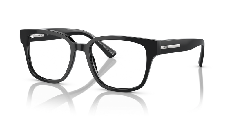 Prada PR A09VF in Black / Demo Lens (16K1O1) - Front View
