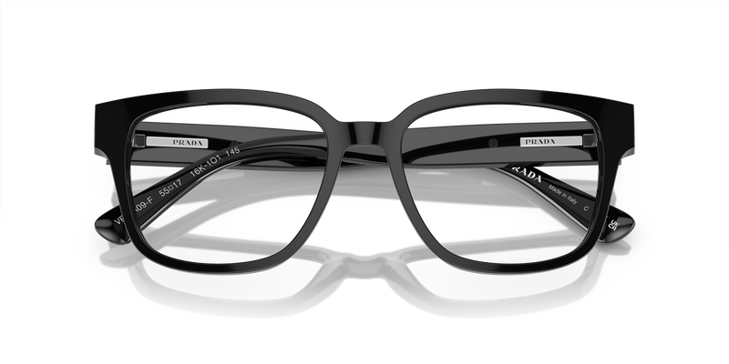 Prada PR A09VF in Black / Demo Lens (16K1O1) - Side View
