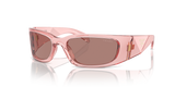 Transparent Peach / Light Brown (19Q10D)