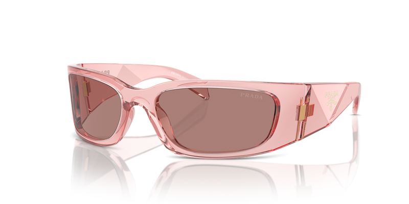 Prada PR A14S in Transparent Peach - Alternate View