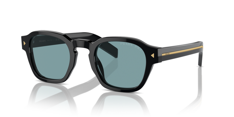 Prada PR A16SF in Black / Polarized Green (16K04D) - Alternate View
