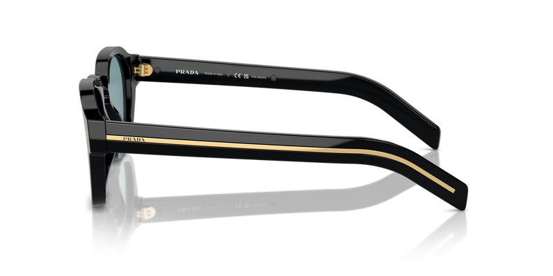 Prada PR A16SF in Black / Polarized Green (16K04D) - Alternate View