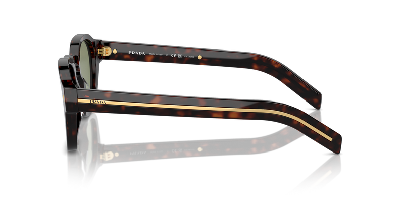 Prada PR A16SF in Radica Tortoise / Polarized Green (17N20G) - Alternate View