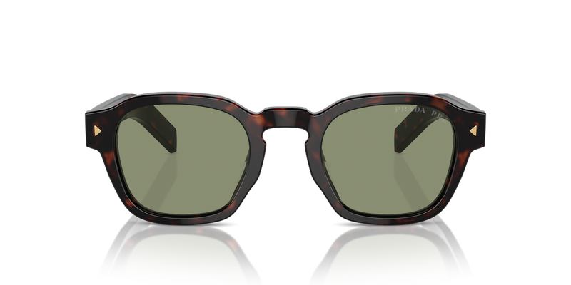 Prada PR A16SF in Radica Tortoise / Polarized Green (17N20G) - Alternate View