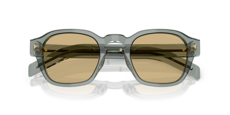 Prada PR A16SF in Transparent Fog / Light Brown (21J70R) - Side View