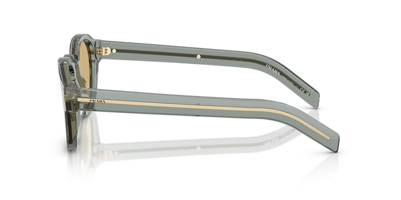 Prada PR A16SF in Transparent Fog / Light Brown (21J70R) - Back View