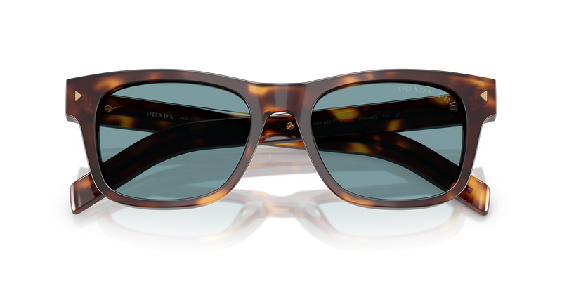 Prada PR A17SF in Classic Tortoise / Green Polar (15W04D) - Side View