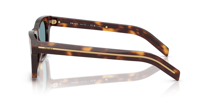 Prada PR A17SF in Classic Tortoise / Green Polar (15W04D) - Back View