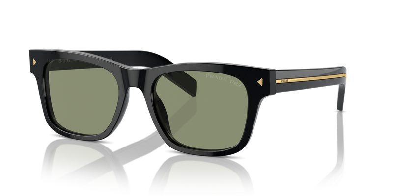 Prada PR A17SF in Black / Polarized Green (16K20G) - Alternate View