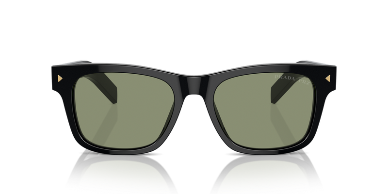 Prada PR A17SF in Black / Polarized Green (16K20G) - Alternate View