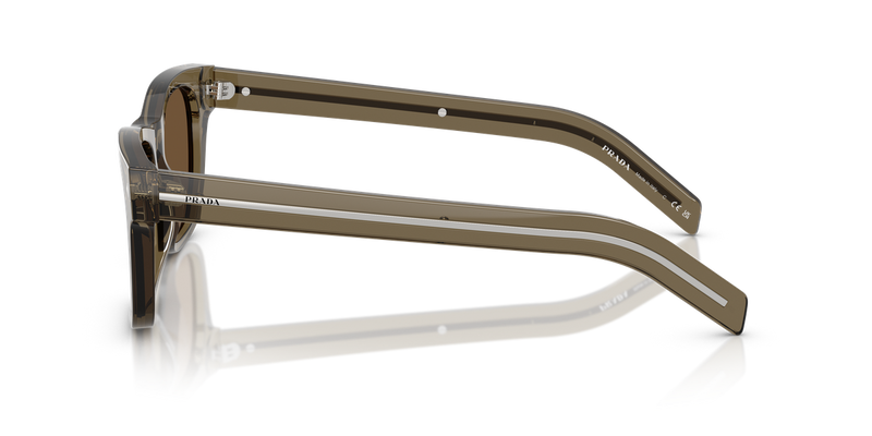 Prada PR A17SF in Transparent Terra / Dark Brown (18T70F) - Alternate View