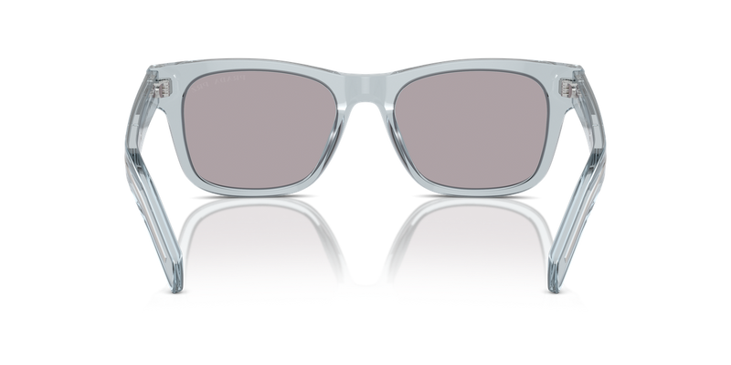 Prada PR A17SF in Transparent Azure / Grey Polarized Mirror Gold (19T80F) - Alternate View