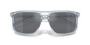 Transparent Azure / Dark Grey Flash Silver (19T175)