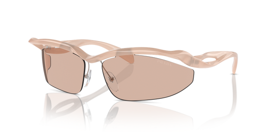 Prada PR A25S - Opal Peach / Light Brown (12S4I2)