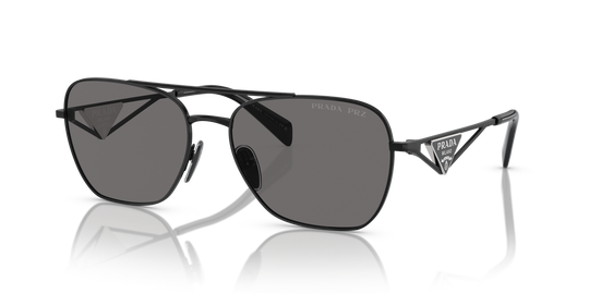 Prada PR A50S - Metal Black / Dark Grey Polarized (1AB5Z1)