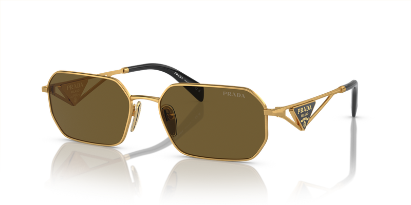 Prada PR A51S in Matte Gold - Front View
