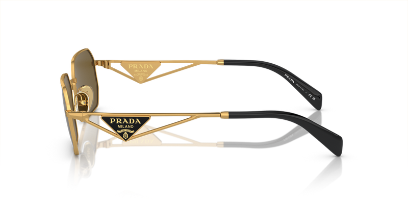Prada PR A51S in Matte Gold - Back View