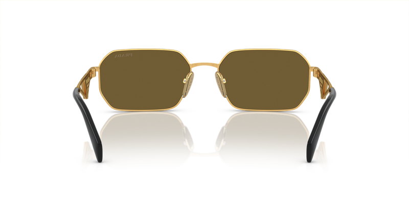 Prada PR A51S in Matte Gold - Temple Detail