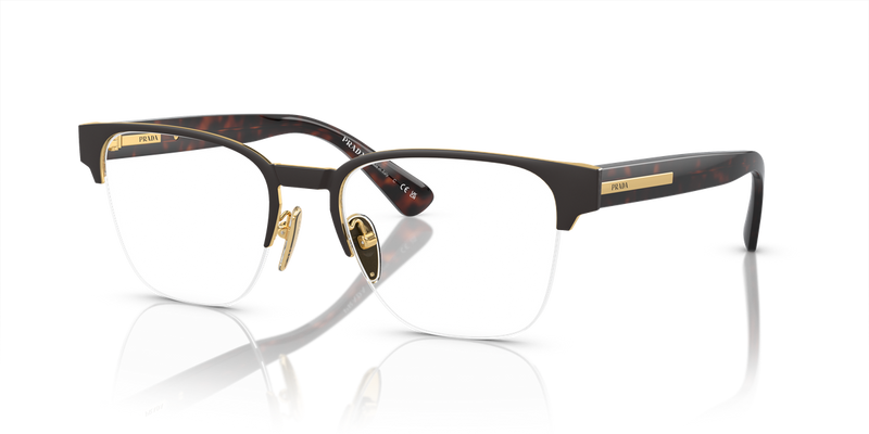 Prada PR A52V in Matte Brown - Front View