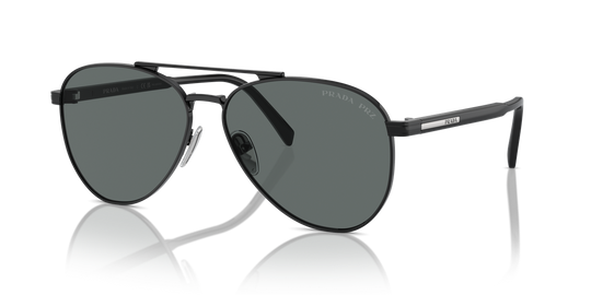 Prada PR A58S - Black / Dark Grey Polarized (1AB5Z1)