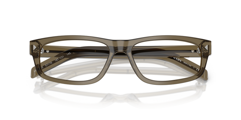 Prada PR B02V in Transparent Brown / Demo Lens (18T1O1) - Alternate View