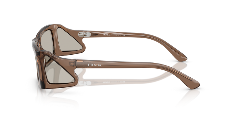 Prada PR B03S in Transparent Brown - Back View