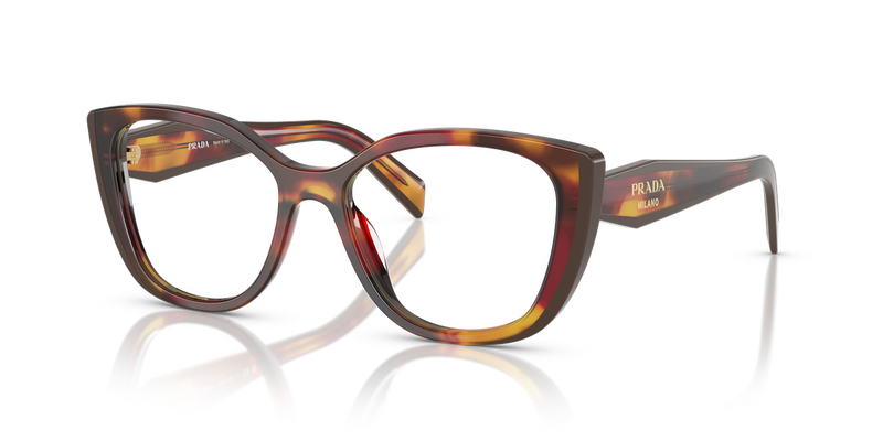 Prada PR B04V in Poppy Tortoise/Bordeaux / Demo Lens (22A1O1) - Alternate View