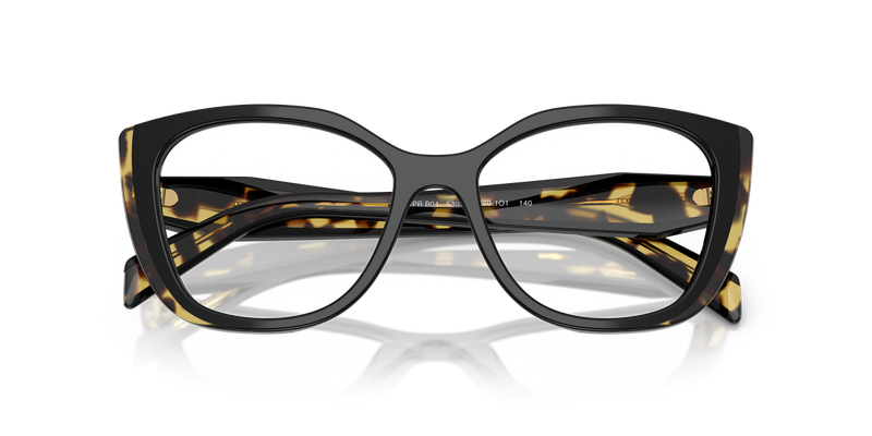 Prada PR B04V in Black/Medium Tortoise / Demo Lens (3891O1) - Side View