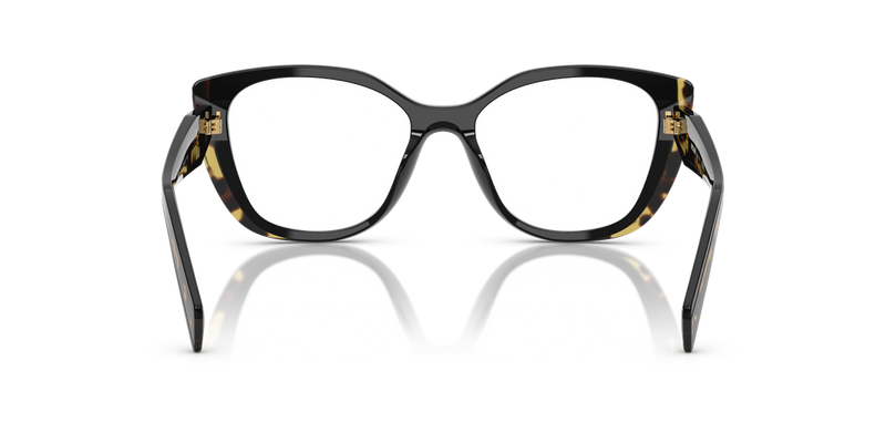 Prada PR B04V in Black/Medium Tortoise / Demo Lens (3891O1) - Temple Detail