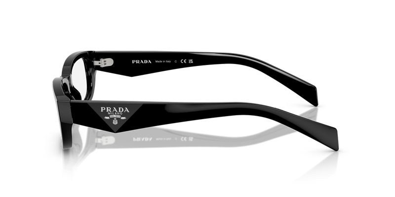 Prada PR B05V in Black/Silver Night - Back View