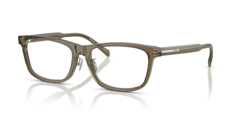 Prada PR B08VD in Transparent Brown / Demo Lens (18T1O1) - Alternate View