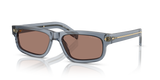 Transparent Ocean / Brown Mirror Internal Grey (17T05D)