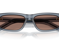 Transparent Ocean / Brown Mirror Internal Grey (17T05D)