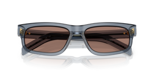 Transparent Ocean / Brown Mirror Internal Grey (17T05D)