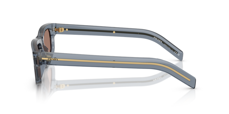 Prada PR B11S in Transparent Ocean / Brown Mirror Internal Grey (17T05D) - Alternate View